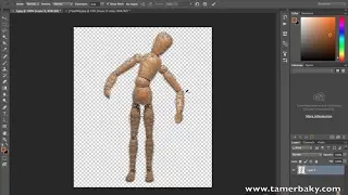 الدرس الخامس والعشرون Transform - Puppet Warp للتحكم في العناصر Adobe Photoshop CC 2015