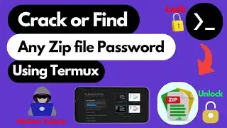 How To Crack Zip File Password or Find Forgotten Zip File Pass Using Termux #hacker #termux #tech