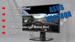 ASUS VG258QR 165 Hz Gaming-Monitor ohne Lag