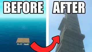 HOW TALL CAN YOU BUILD IN RAFT?