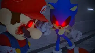 SONIC.EXE vs MARIO.EXE! (Mario vs Sonic Epic 3D Animation)