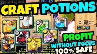 Albion Online Crafting - Alchemy - Millions with Potions Without Focus !