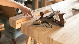 Making a Hand Tool Workbench Ep.1- LAMINATING THE TOP!! (28 2x4's)