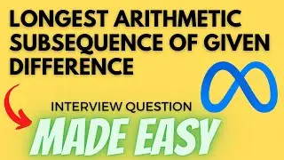 Longest Arithmetic Subsequence of Given Difference - Leetcode 1218 - Python