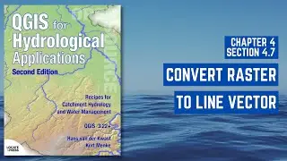 Convert the River Network to Lines and Style with the Interpolated Line Renderer in QGIS