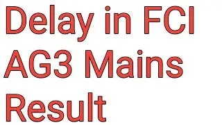 FCI AG3 Mains Result