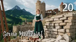 Going Medieval S4 #20 Строим оборону отбиваясь от атак.