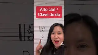 Orchestra in español part 4- Clefs. Sorry the alto clef is crooked #music  #learn   #education
