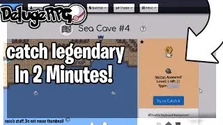 HOW TO CATCH LEGENDARY POEKEMON IN DELUGERPG IN 2 MINUTES!