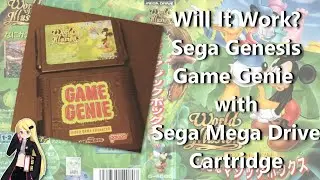 |Will It Work?| Sega Genesis Game Genie with Sega Mega Drive Cartridge
