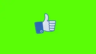 LIKE BUTTON EFFECT GREEN SCREEN