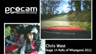 Rally Whangarei 2012 Chris West Stage 14