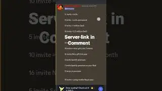 New Discord Server Invite reward Join now free Owo Minecraft account and many rewards