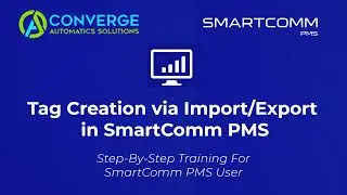 Tag Import and Export in SmartComm PMS