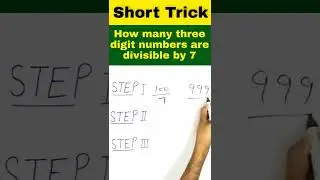सबसे आसान TRICK | MATHS TRICKS | AP TRICK | MATH TRICKS | MATH SHORTCUT TRICKS | VEDIC MATHS #Shorts
