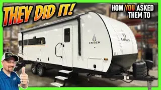 An RV Maker FINALLY Listened!! 2024 Ember E Series 25RUD Travel Trailer