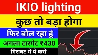 IKIO Lighting Share Latest News,buy or not,analysis | Ikio lighting share price target