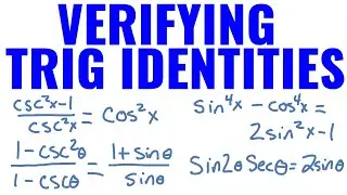 Verifying Trig Identities (Pre Calc)
