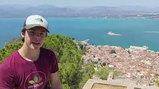 Stunning views from Fortress Overlooking Nafplion, Greece