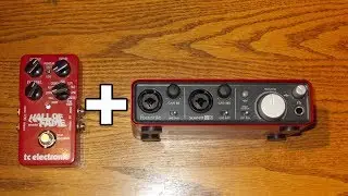 How to Connect a Digital Effects Pedal to Audio Interfaces