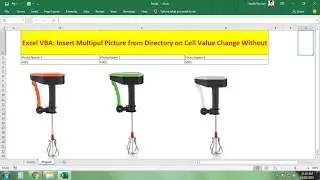Excel VBA: Insert Multipul Picture from Directory on Cell Value Change Without