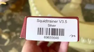 Squid Industries Squidtrainer V3.5 Silver Balisong Trainer Unboxing + Review