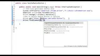 How to Handle Radio Button in Selenium Webdriver with java in Hindi