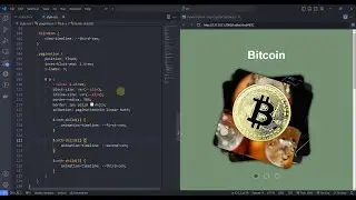 Designing Top Cryptocurrencies Scroll Animation | HTML CSS Tutorial