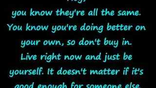 The Middle - Jimmy Eat World (With Lyrics)