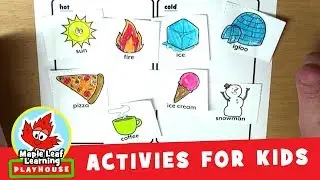 Hot or Cold Sorting Activity for Kids | Maple Leaf Learning Playhouse