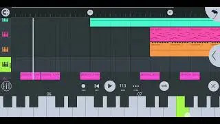 How I made a lit beat with dope log drum on FL studio mobile
