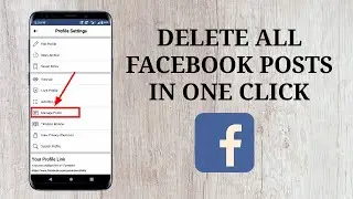 How to delete all Facebook posts at once
