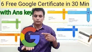 Google certification free | 6 free Certification by google