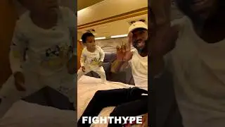FLOYD MAYWEATHER’S GRANDSON “A HANDFUL” BOXING FOR CANDY & SHOWIN OUT ON AIR MAYWEATHER