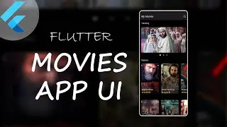 Movies App UI Design in Flutter | Flutter Movies App | Flutter Beautiful Design | Flutter Tutorials
