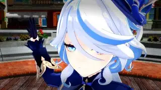 POV  you kissing Furina without permission [Genshin Impact MMD]