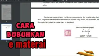 cara bubuhkan e materai skill academy