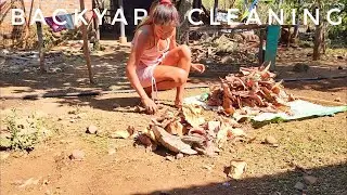 Extreme Backyard Cleaning Vlog Episode 2 | Deep Makeover Backyard