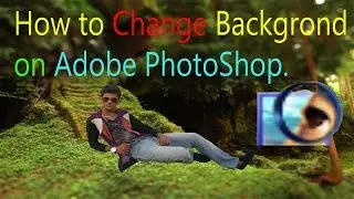 How to Change Photo Background In Adobe Photoshop 7.0.