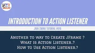 What is ActionListener, Use of ActionEvent ?  | Java Swing Tutorial 