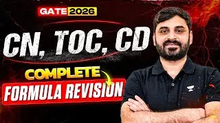 GATE 2026 CN TOC CD Complete Formula Revision | Ankit Doyla Sir | Must Watch Before Exam