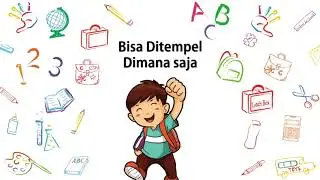 Label Stiker Nama Anak