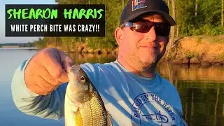 Shearon Harris - The White Perch Bite was CRAZY!!