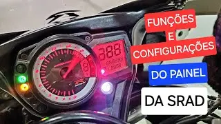 Funções e ajustes do Painel e shift-light da GSX Srad
