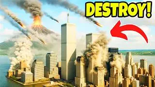 Realistic Volcano DESTROYS New YORK! | Teardown Gameplay