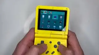 Powkiddy V90 Handheld Game Console - Silent Unboxing and Gameplay
