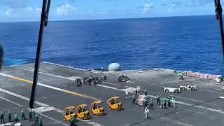 Vertical Replenishment (VERTREP) Onboard USS RONALD REAGAN