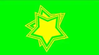 4K ✔️ Two Stars Burst Effects Transition green screen animation Footage stars part 7