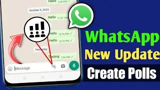 WhatsApp New Update || WhatsApp Groups polls Update || WhatsApp Polls feature 2022 || Create Polls