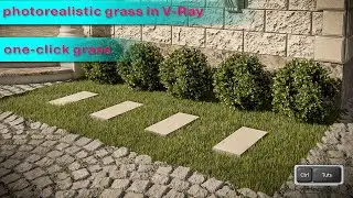 photorealistic grass in V Ray